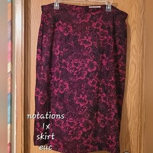 Notations size 1x skirt